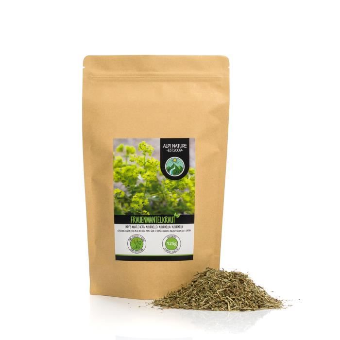 Infusion Alchémille (125g), Tisane Alchémille, thé Alchémille, coupé, déshydratée en douceur, 100% pur et naturel