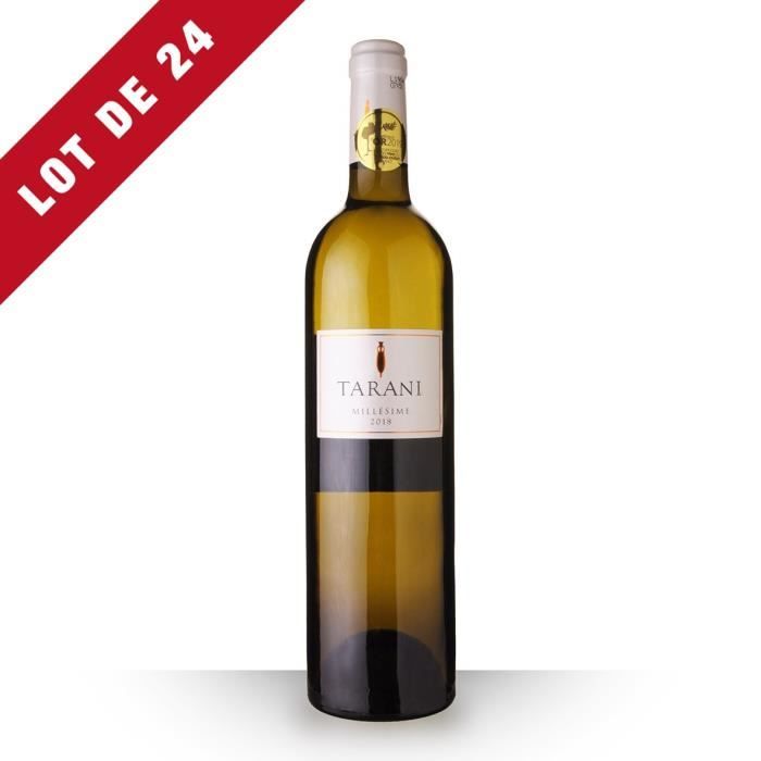 Lot de 24 - Tarani 2018 IGP Comté Tolosan - 24x75cl - Vin Blanc
