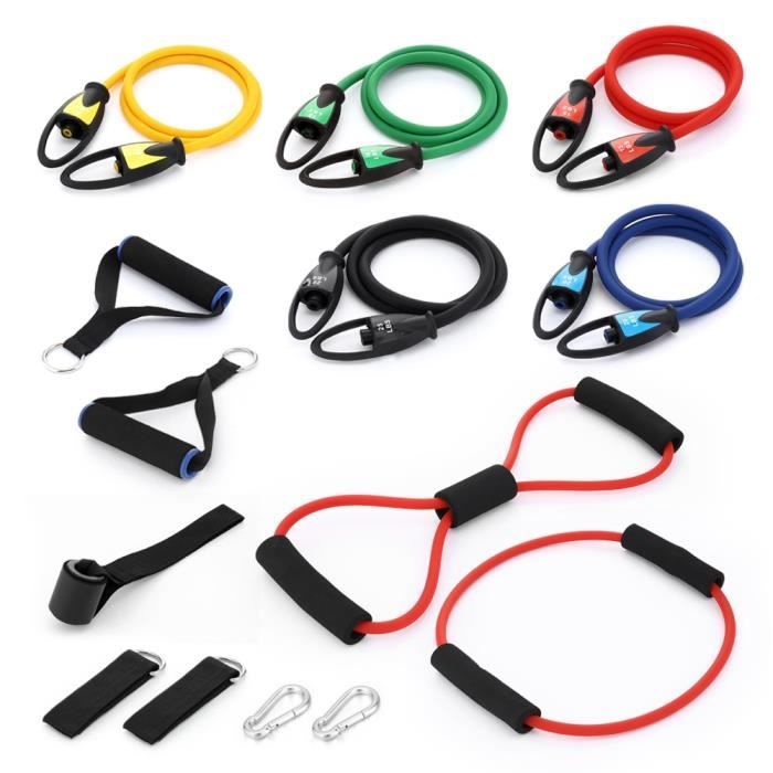 Warrior Edition Bandes de résistance Ensembles avec 6 tubes d'exercice ANTI-SNAP, composants lourds et ressources pédagogiques