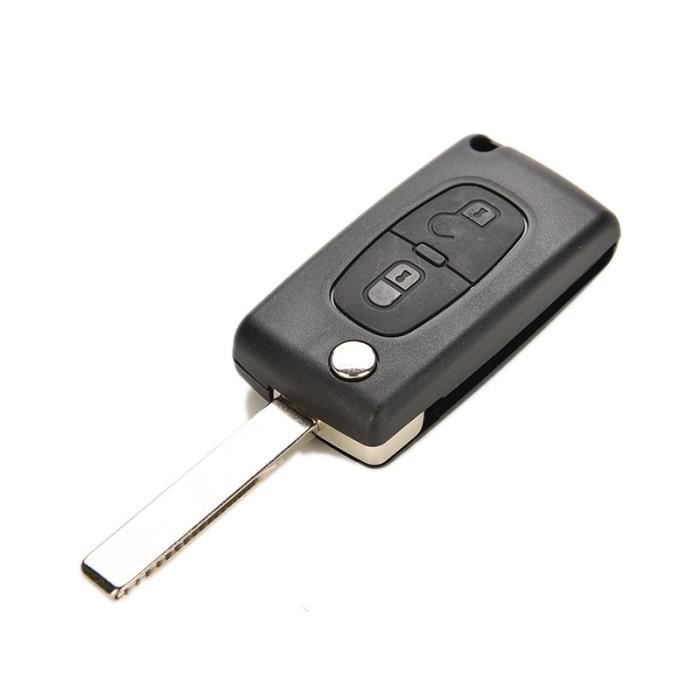couvercle boîte coque de clé télécommandé de voiture Pour PEUGEOT 207 307 308