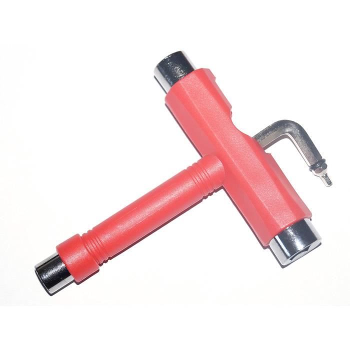 MAXOfit ®Longboard Tool-set --Clé à outil multifonction (5 usages)--pour Longboards, Skateboards et Retroboard