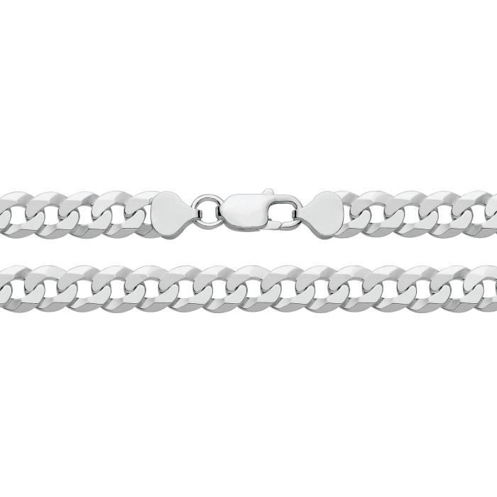 Chaine Courbe Homme Argent fin 925 - 56cm*9mm 44956