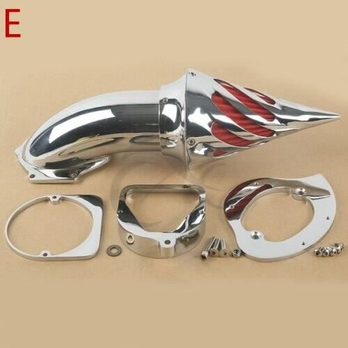 Filtre A Air,Filtre d'admission pour moto, nettoyeur d'air à pic pour Honda Harley Dyna Sportster Softail Touring Chrome - Type E