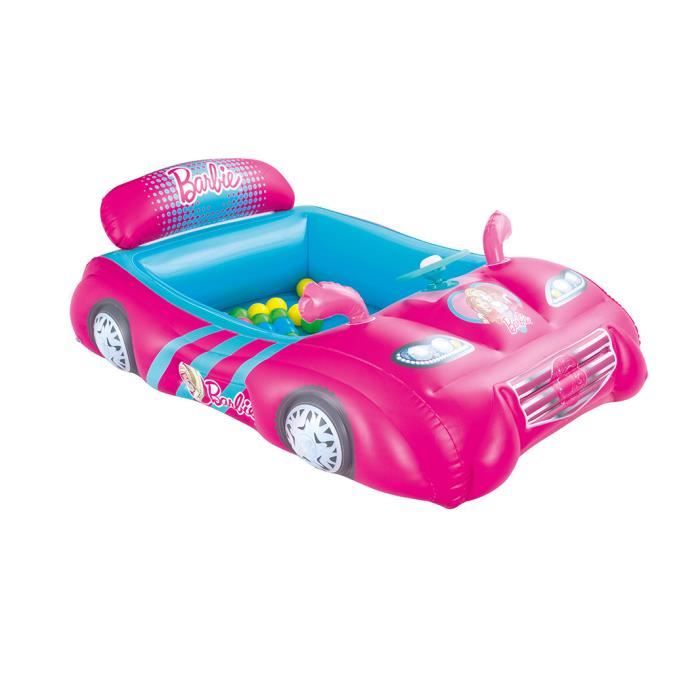 Piscine Gonflable avec des Boules Bestway Barbie Voiture de Sport