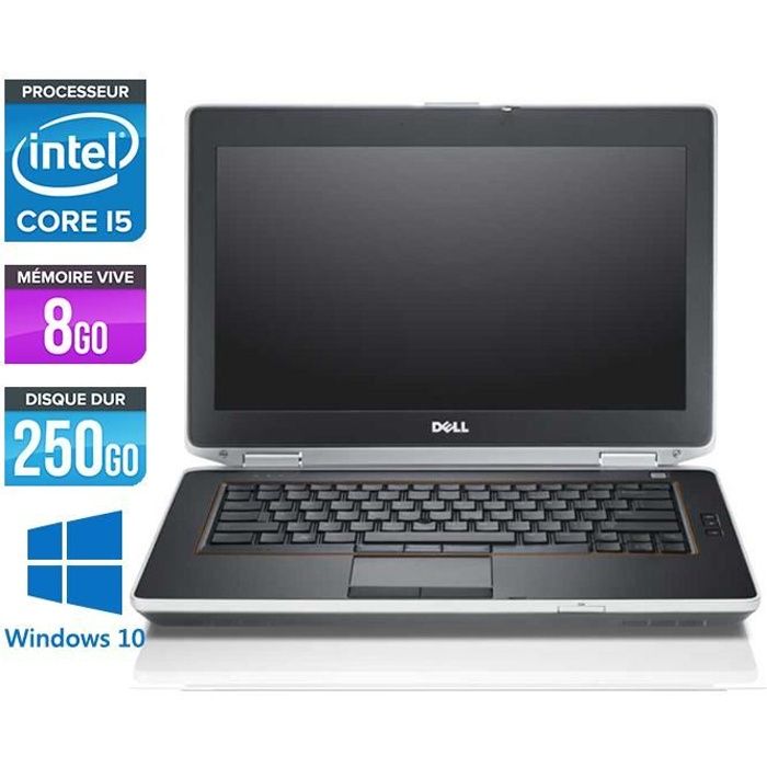 Dell E6420 -Core i5 2,5GHz -8Go -250Go -Windows 10