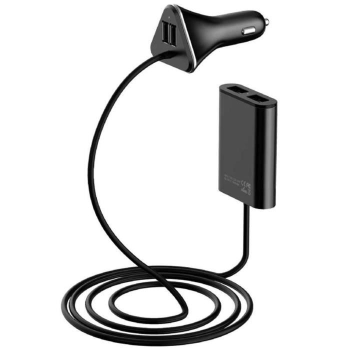 Laim double prise allume-cigare + USB
