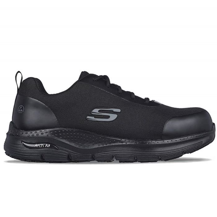 Skechers Work: Arch Fit SR - Ringstap Alloy Toe Chaussures pour Homme 200086EC-BBK Noir