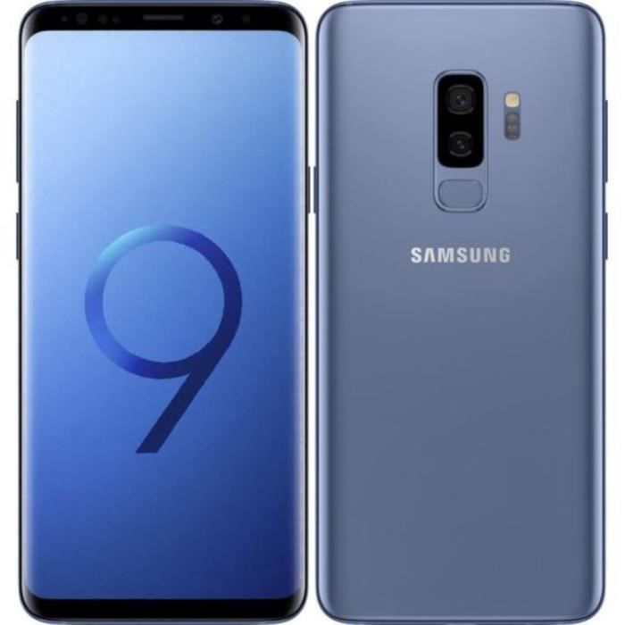 SAMSUNG Galaxy S9+ 64 go Bleu corail - Double sim - Reconditionné - Excellent état
