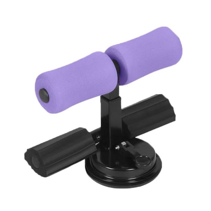 Ventouse Sit-Up Aide Abdominal abdos Équipement de fitness Appareil d'assistant Hauteur réglable - Violet