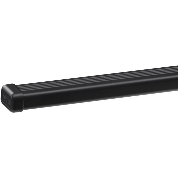 Thule SquareBar Evo 127, 2 barres noires acier
