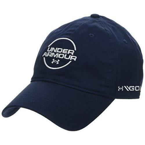 Under Armour UA Spieth Washed Cotton Cap Casquette Homme, Bleu, Taille Unique