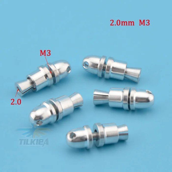 5 Adaptateurs D'hélice En Aluminium Pour Moteurs Brushless RC – Ouverture 3,17 Mm, Axe 5 Mm, Diamètre 8 Mm | Pièces Drone, Avion RC