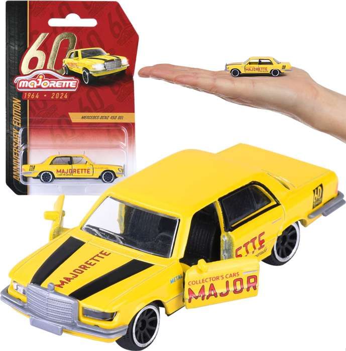 Mercedes Benz 450 SEL voiture a resistance metallique 60e anniversaire Majorette Cdiscount Jeux Jouets