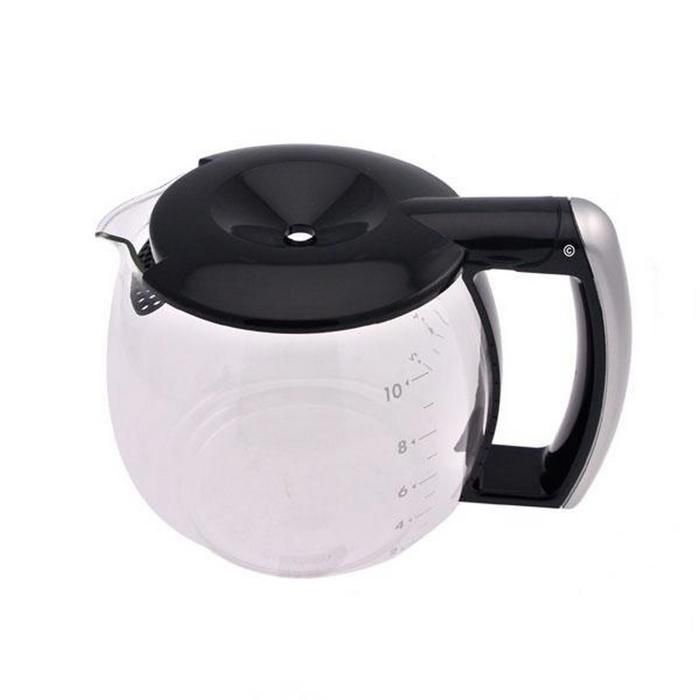 Carafe en verre 10 tasses Delonghi Verseuse complète avec couvercle
