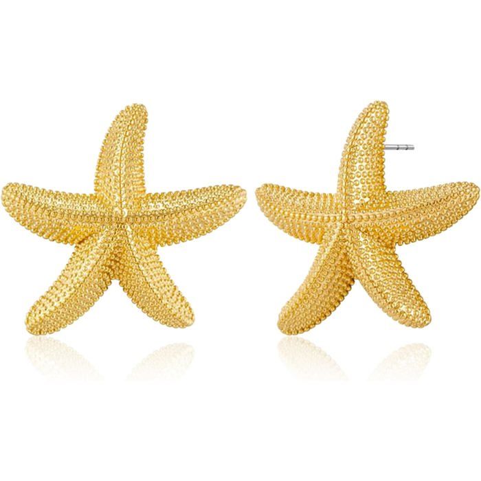 Boucles D'oreilles Dormeuses En Or - Forme Griffe Scintillante Pour Femmes