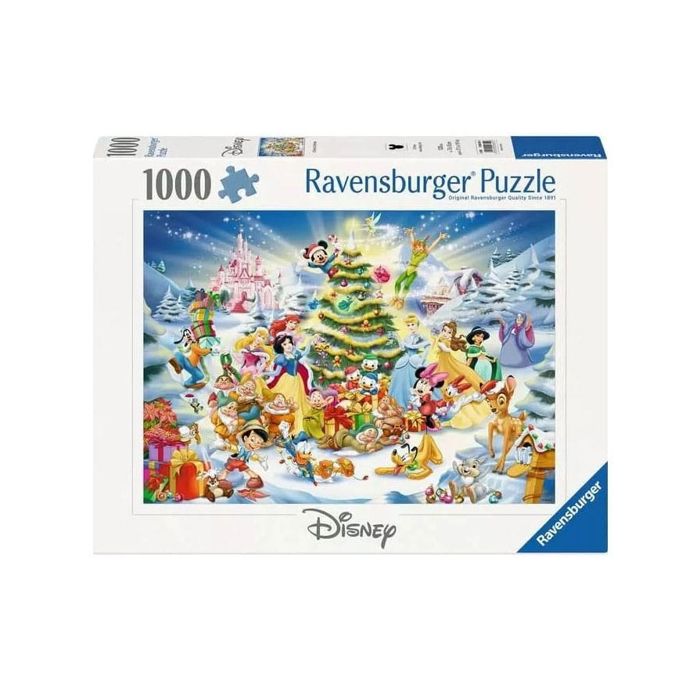 Puzzle - RAVENSBURGER - Le Noël de Disney - 1000 pièces - Multicolore - Dessins animés