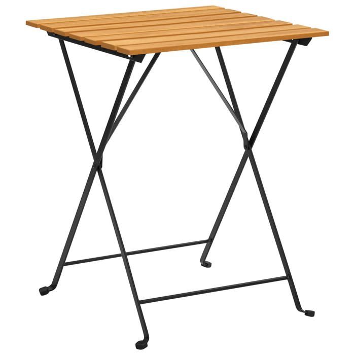 vidaXL Table de bistro 55x54x71 - cm massif