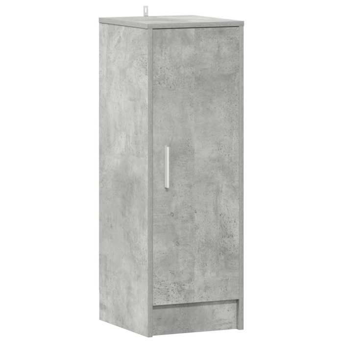 “Winter SaleTOP Meuble à chaussures Gris - Armoire à chaussures Gris béton 32x35x92cm - Bois d’ingénierie PRO18161