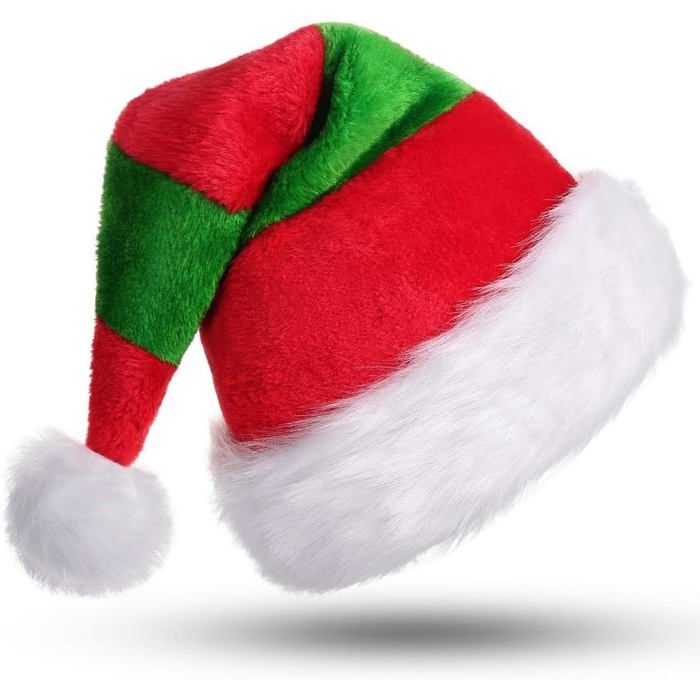 Lot De 20 Bonnets Père Noël Adulte - Rouge, 28x35 Cm, Polyester, Pour Fêtes Et Décorations - 11