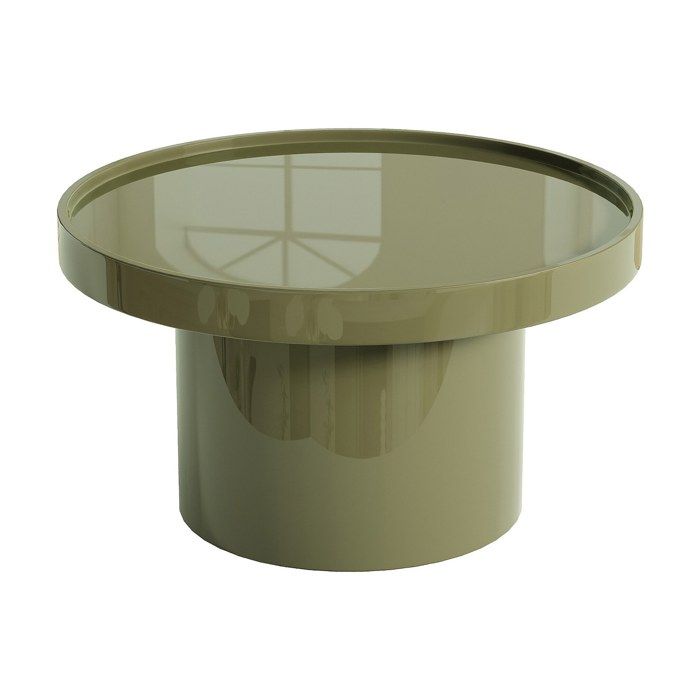 Table basse en MDF - Kaki laqué - SYBEVA