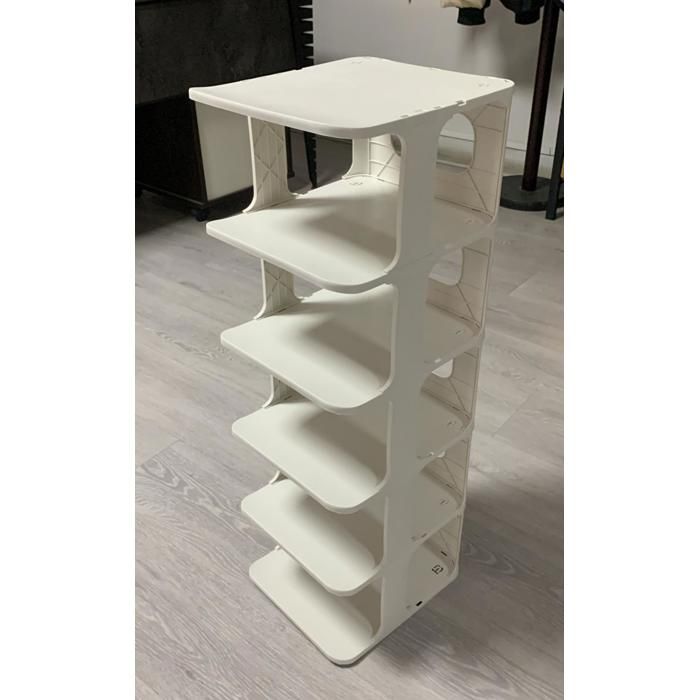 Étagère à Chaussures Empilable à 6 Niveaux COSTWAY Organiseur de Chaussures Vertical ou Horizontal pour Entrée Salle de Bain Blanc Étagère à Chaussures Empilable à 6 Niveaux COSTWAY Organiseur de Chaussures Vertical ou Horizontal pour Entrée Salle de Bain Blanc