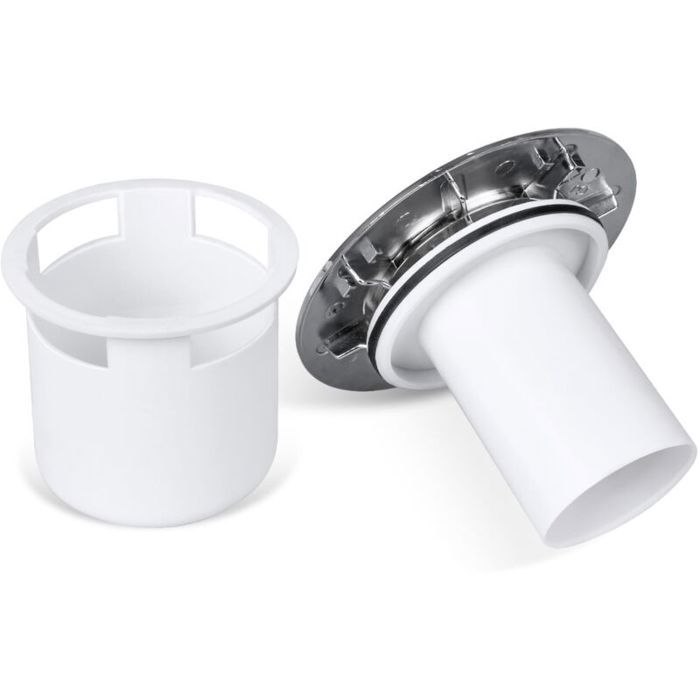 couvercle de rechange pour siphon de douche 115 mm couvercle chromé débit rapide vidange bac douche