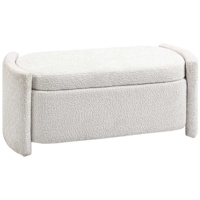 Banc de couloir avec rangement rembourrée 105 x 44 x 45 5 cm Beige