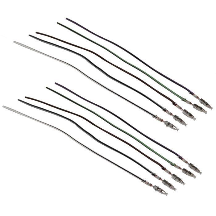 Kit De 10 Broches Femelles Précâblées Pour Connecteur Quadlock 12 Broches - C41281