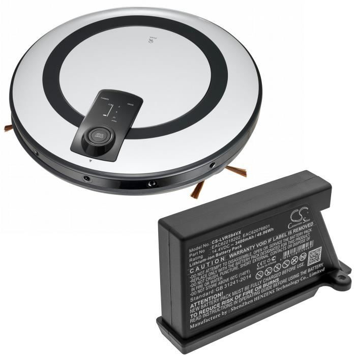 vhbw batteria compatibile con Samsung Powerbot VR2AK9350WK, VR20K9000UB aspirapolvere home cleaner (4600mAh, 21,6V, Li-Ion