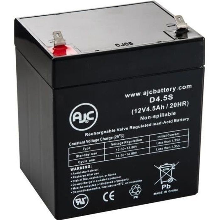 Batterie Leoch DJW125.4 T2 12V 4.5Ah UPS AJCD4.5SM0124321