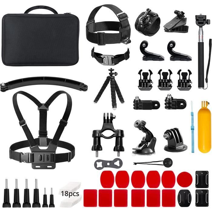 AKASO caméra Sport Kit d'accessoires 60 in 1 Pour tout les caméras de la série AKASO/GoPro Hero/DJI/Apexcam ACCESSOIRES PHOTO 60PCS