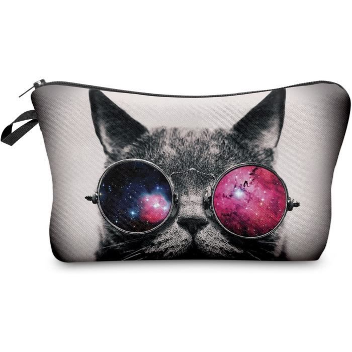Trousse A Crayons Rose Transparente Grande Trousse Scolaire Fille Chat
