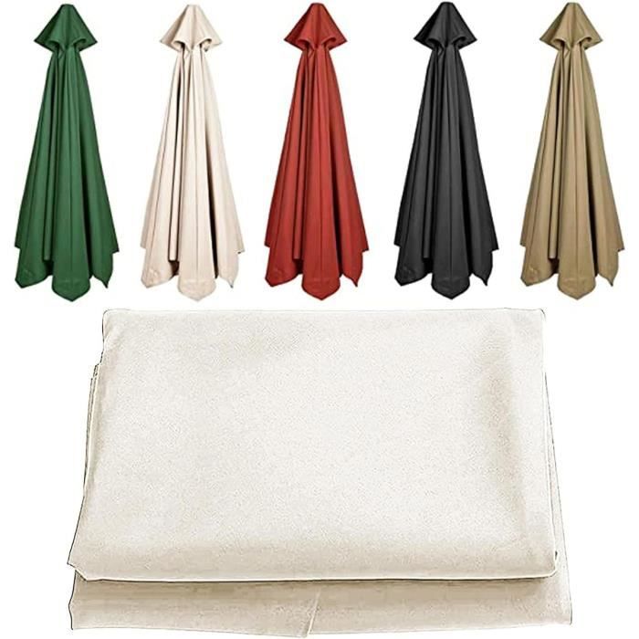 Housse De Rechange Pour Parasol De Jardin, 2,7 M - 8 Branches - Tissu
