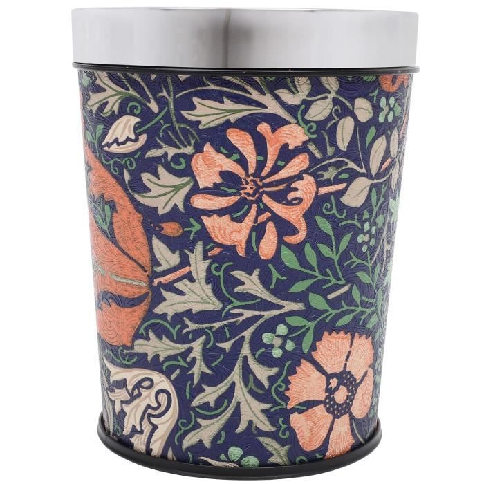 ANCIEN POUBELLE BOULEUSE-ACIER GALVANISé-ZINC-DESIGN 50 60 70 EUR 70,00
