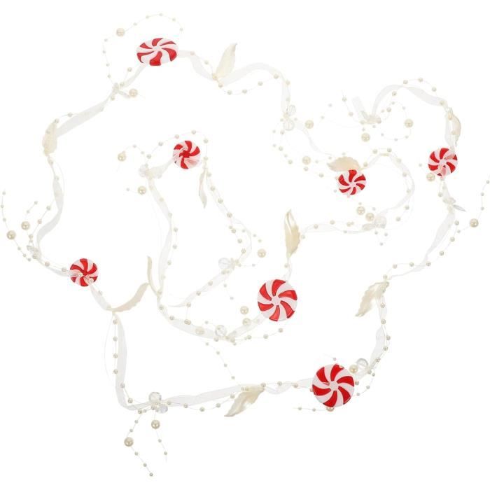 Perles De Bonbons De Noël Ornement De Sucette De Noël Ornement Doux  Scintillant Pendentif En Sucre D'Arbre De Noël Perle De [k6602] - Cdiscount  Maison