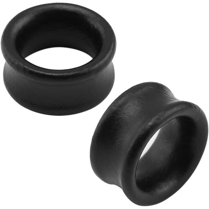 Tunnels Oreille Verre - Single Flared - 8mm à 30mm - 2 Pièces