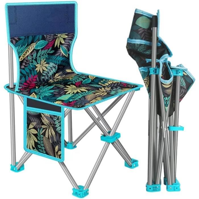 Chaise De Camping Pliable Portable CLIQ - Modèle CC01 - Occasion, Supporte 300 Livres