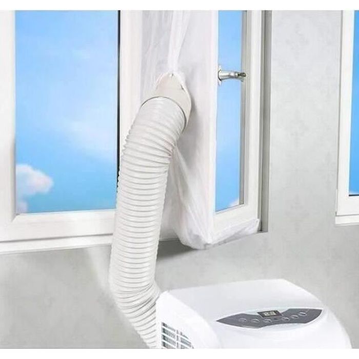 5 6m joint de fenetre kit de calfeutrage pour climatiseurs mobiles et seche linge voile de vitre blanc cdiscount bricolage