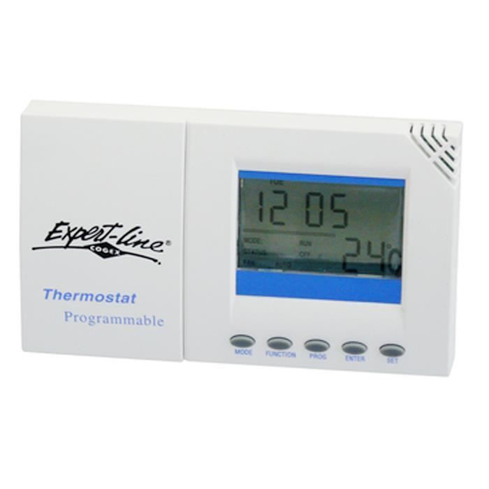 Thermostat d'ambiance digital programmable climatisation chauffage
