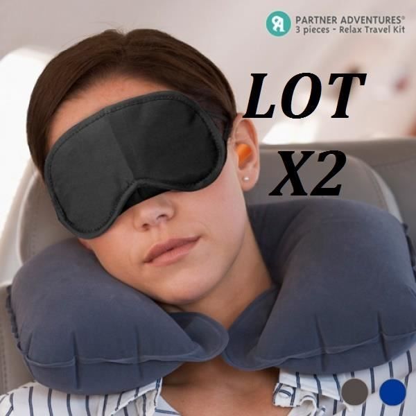 sieste voyager SnailGarden Lot de 2 masques de sommeil 3D profil/és pour dormir avec 2 paires de bouchons doreille et 2 sacs de rangement r/églables en mousse /à m/émoire de forme pour dormir
