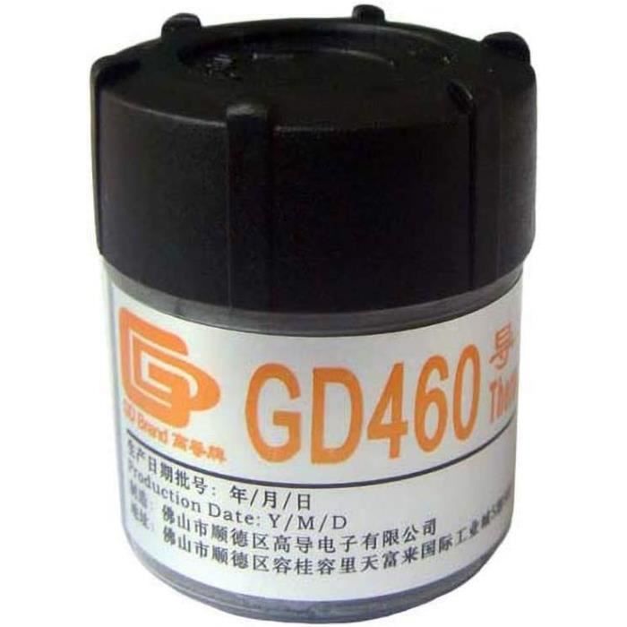 Pâte Thermique GD900 – Seringue De 30 G, Grise – Conductivité 4,8 W/m·K, Durable 8 Ans – Pour Refroidissement PC Et Gaming