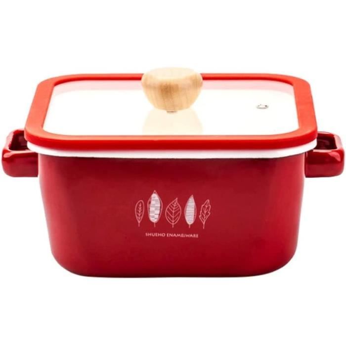 Maxspace Mini Cocotte Avec Couvercle 13 Cm 0,45 L - Marmite à Soupe Et Dessert (Vert)