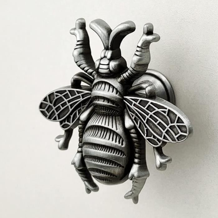 Butée de porte en forme d'abeille en peluche main image 0