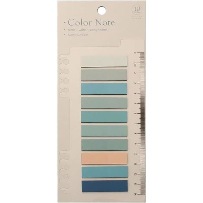 Marque Page Adhesif,moinkerin 900 Pièces Sticky Notes Couleur