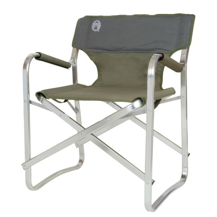 coleman chaise de camping deck - 62 x 53 x 78 cm - vert