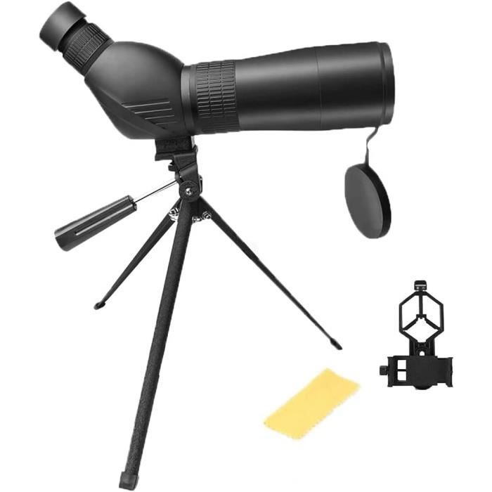 Monoculaire Bak4 Prisme, Portable Puissant Zoom Telescope Monoculaire, HD Vision Nocturne Longue