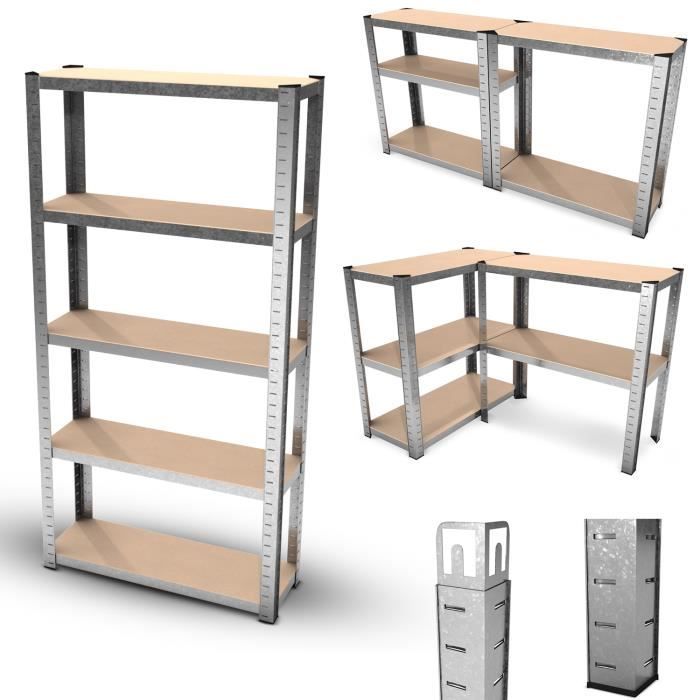 Etagere De Rangement Polyvalente En Metal Charge Lourde Max
