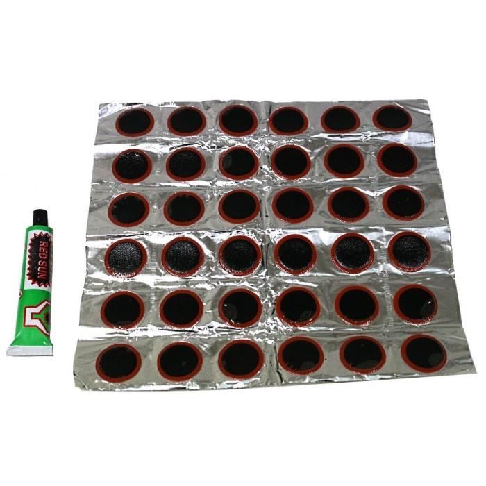 Lot de 20 Rustines Piscine Autocollantes - Kit Réparation Spa Gonflable