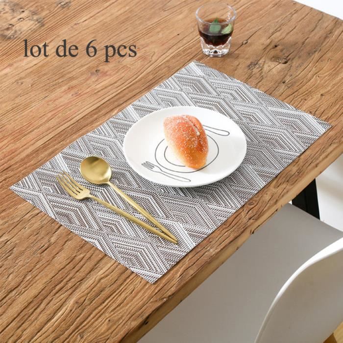 Tapis De Table Pvc Lavables Pour Cuisine Salon Jardin Ou Salle A