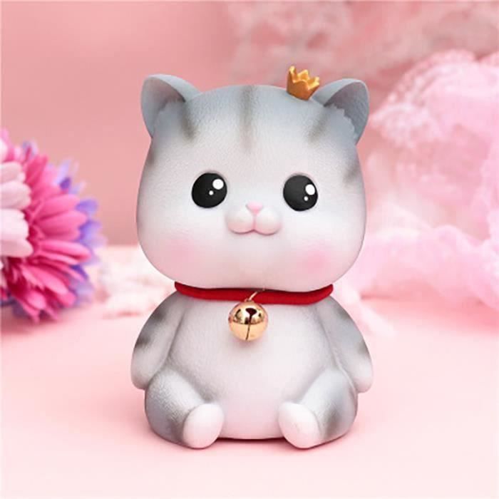 Mignon Dessin Anime Animaux Cloche Chat Cochon Tirelire Anime Figurine Resine Argent Porte Monnaie Economie Boite Decoration Cdiscount Maison